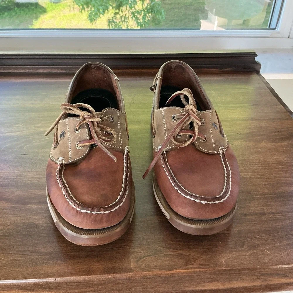 Authentic Duck Head 1865 Size 8.5M Men's Boat Deck Shoes Slip-On Loafers 511031